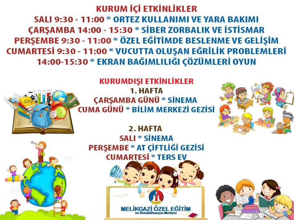 2022 - 2023 ARA KARNE ETKİNLİK GÜNLERİ